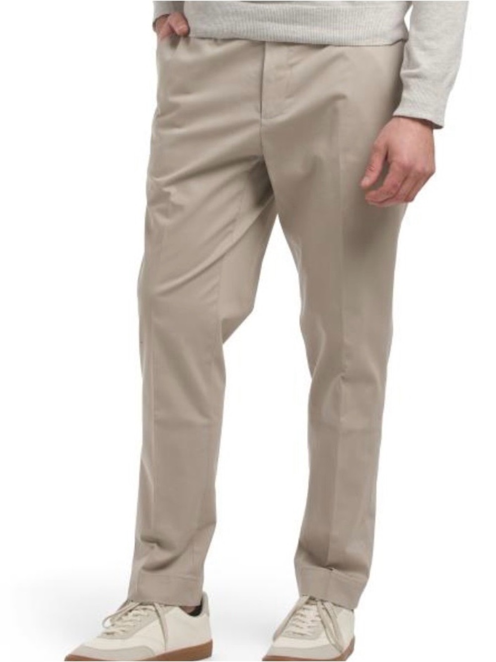 Brooks Brothers Men's Khaki Straight-Leg Chinos - Light Beige